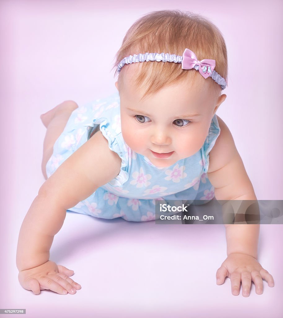 Cute Little Baby Girl Stock Photo - Download Image Now - 2015 ...