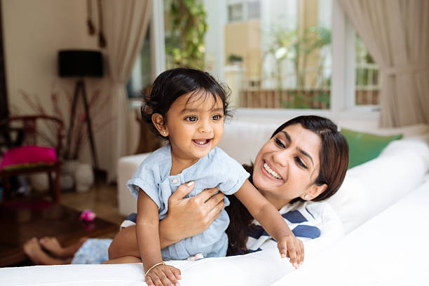 istock Mother and daughter at home 475302774