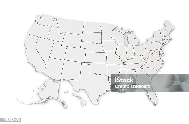 Photo libre de droit de Carte Des Étatsunis banque d'images et plus d'images libres de droit de Carte - Carte, États-Unis, Forme tridimensionnelle