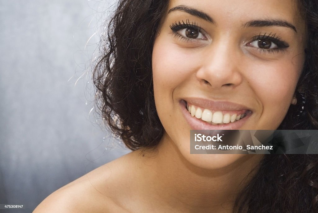 Attractive woman Backlit portrait of an attractive woman Adult Stock Photo