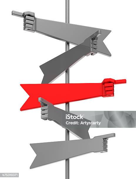 Переходя К Правильно — стоковые фотографии и другие картинки Белый фон - Белый фон, Большой палец руки, Вариация