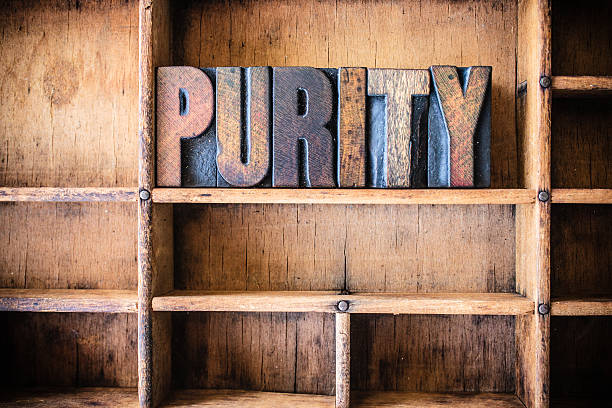 istock Purity Concept Wooden Letterpress Theme 475311034