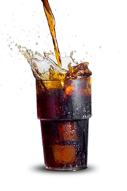 Cola Splash stock photo