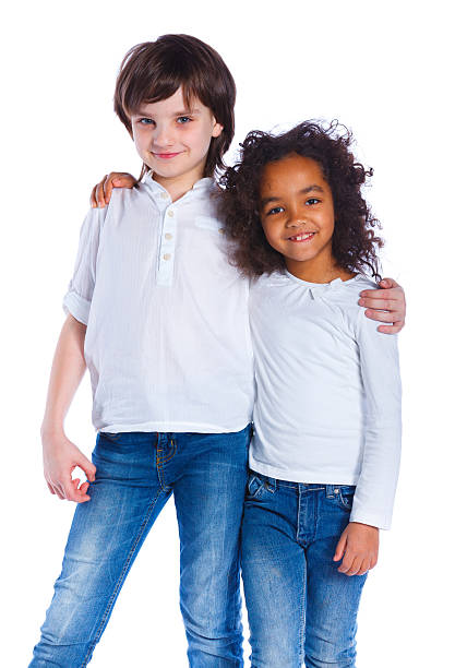 istock Brother and sister in the studio 475313344