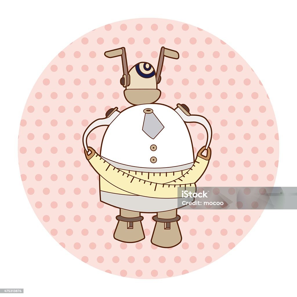Robotics Theme Vector Robot Theme Elements Vector Eps Stock Illustration - Download Image Now ...