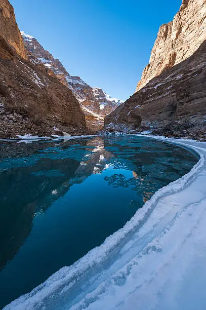 Photo of Chadar Trek or Trekking on Frozen Zanskar River, Ladakh, India