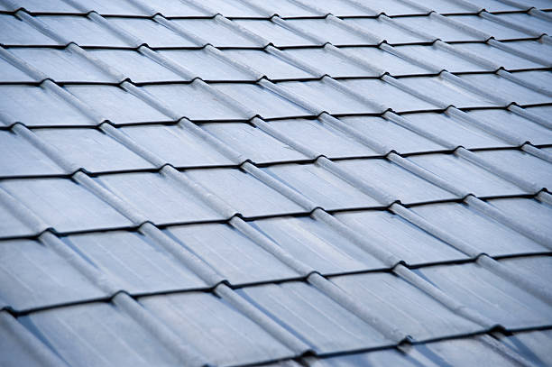 istock Blue metal tiles 475322273