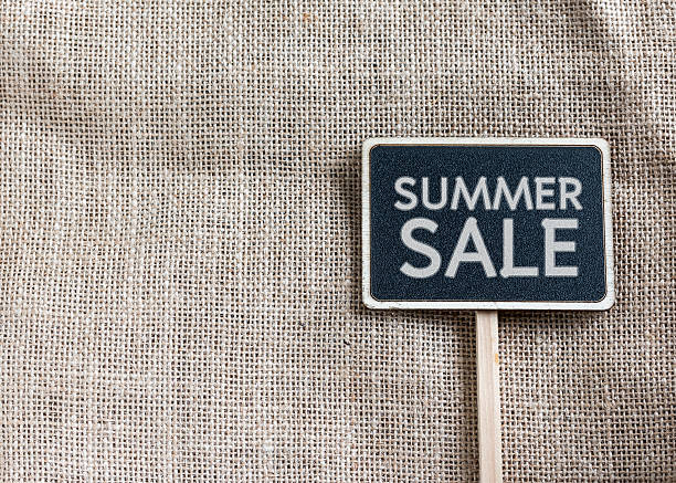 istock summer sale drawing on blackboard 475324212