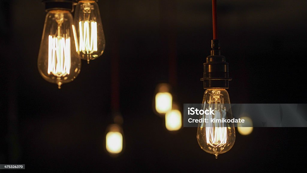 Edison ampoules Vintage - Photo de Ampoule électrique libre de droits