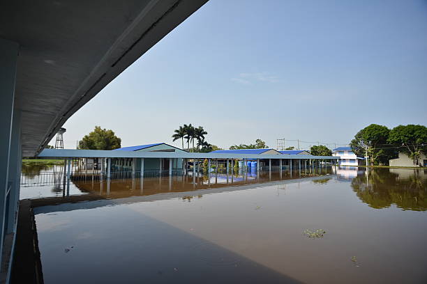 istock flooding at prachantakam hospital 475328580