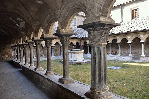 istock Italy, Aosta, ancient Church Peter and Urs. 475329079