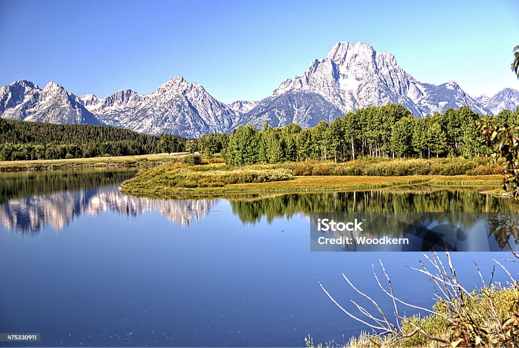 Majestoso Tetons - Foto de stock de Brilhante - Luminosidade royalty-free