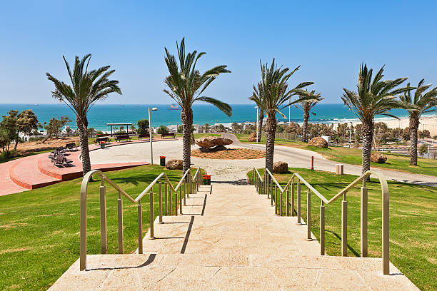 Urban park in Ashdod, Israel.