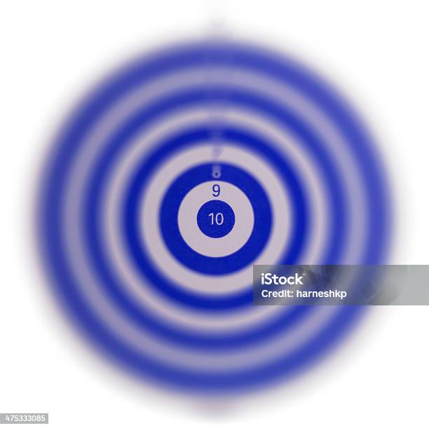 Dart On A White Background Stock Photo - Download Image Now - Backgrounds, Bull's-Eye, Circle