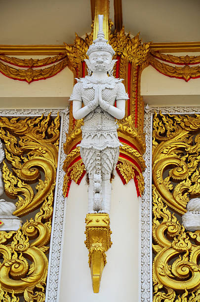 istock Carving and sculpture guardian thai style 475334653