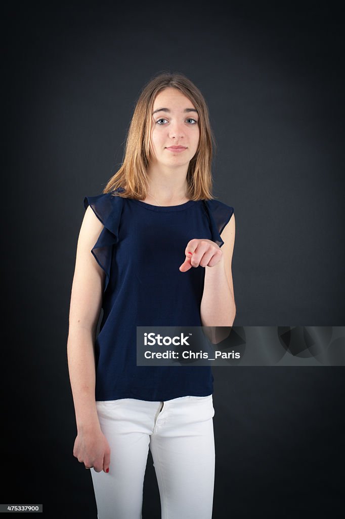 Beautiful woman doing different expressions in different sets of clothes Beautiful woman doing different expressions in different sets of clothes: suspicion 14-15 Years Stock Photo