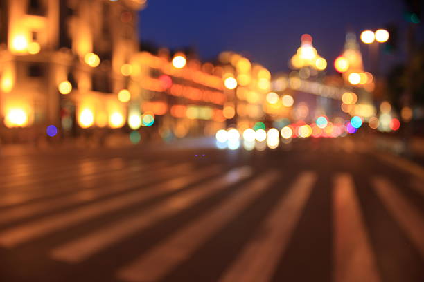 istock Blurry streetlights, Shanghai at night 475341534