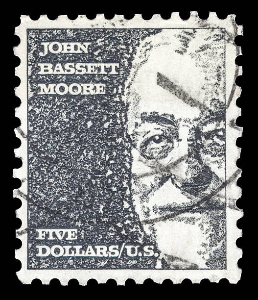 istock John Bassett Moore on USA postage stamp 475343977