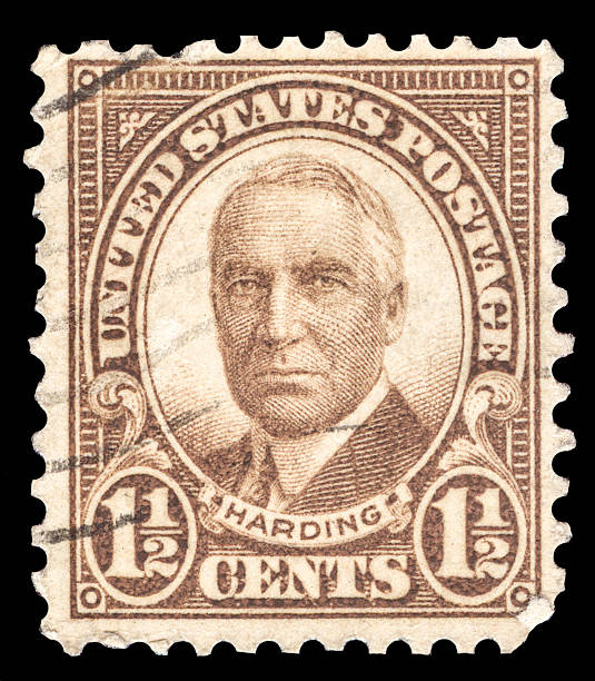 istock Warren Gamaliel Harding n a USA postage stamp 475344081