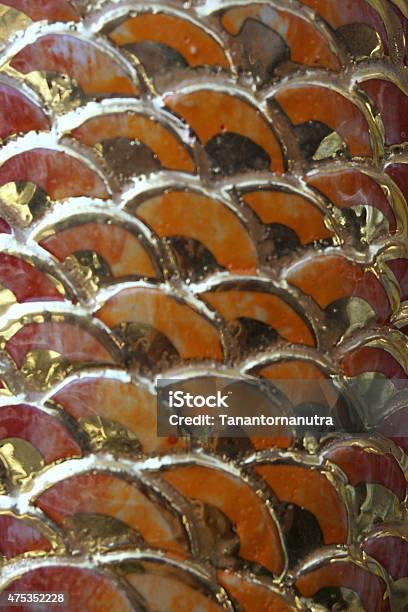 Blurred Golden Fish Scale Stucco Stock Photo - Download Image Now - 2015, Abstract, Aging Process