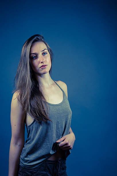 istock Slender Caucasian Female Portrait 475352678