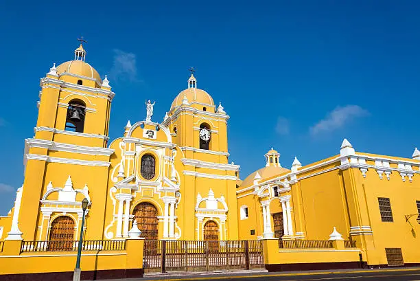 Photo of Yellow Cathedral in Trujillo, Peru