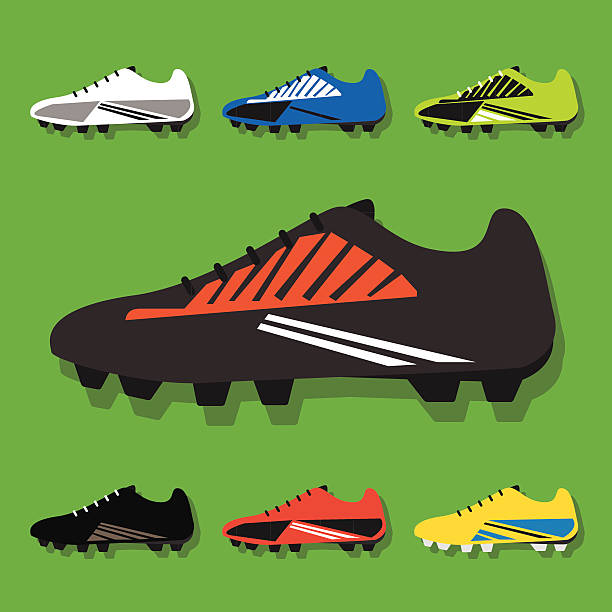 9.400+ Zapatos Futbol Ilustraciones de Stock, gráficos vectoriales libres  de derechos y clip art - iStock