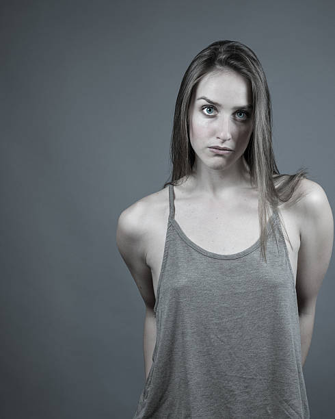 istock Slender Caucasian Female Portrait 475357404