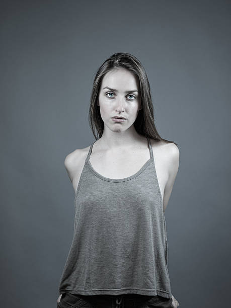 istock Slender Caucasian Female Portrait 475357420