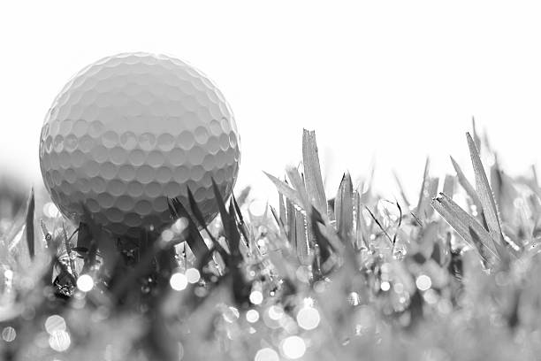 Shot of a young man playing golf