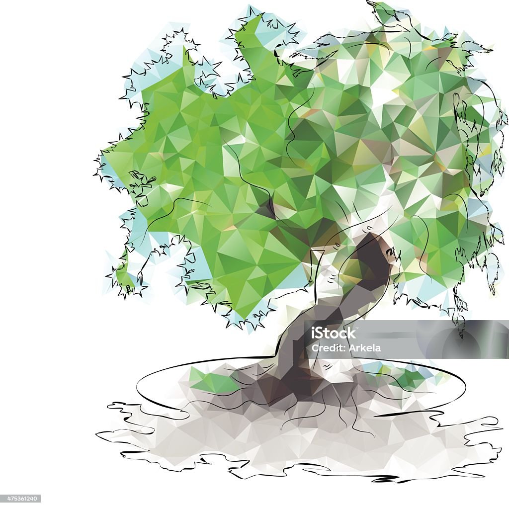 Triangular Tree Cartoon Triangular Trees Stock Illustration - Download Image Now - 2015 ...