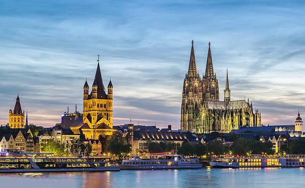 istock view of Cologne, Germany 475362180