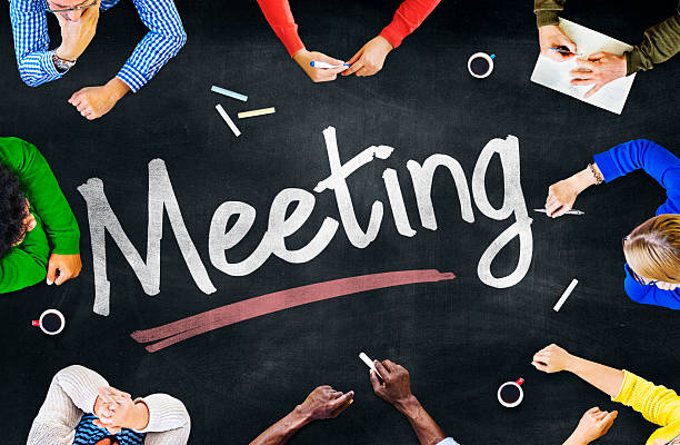 istock Multiethnic People in Discussing About Meeting 475365182