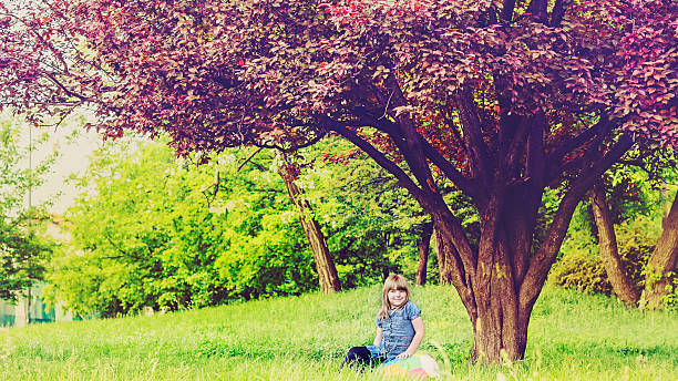 istock Little girl in nature 475367370