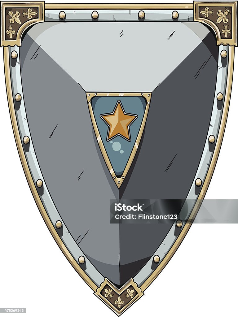 Medieval Shield Vector 3 Stock Illustration - Download Image Now ...