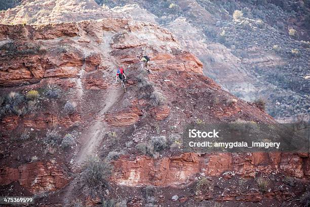 Extreme Mountainbiketouren Stockfoto und mehr Bilder von Mountainbiking - Mountainbiking, Utah, Aktivitäten und Sport