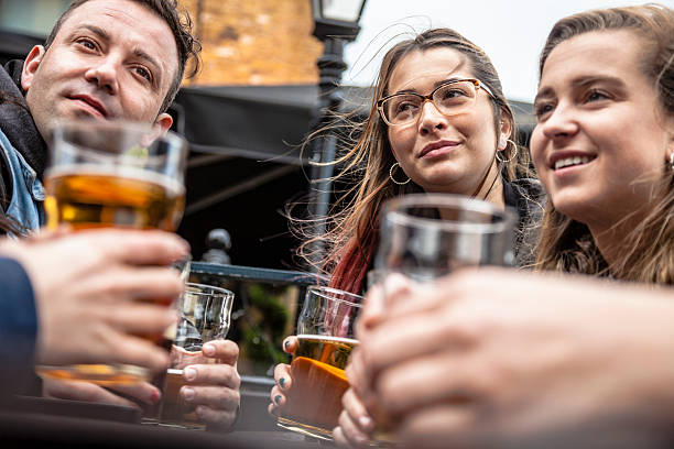 istock Hanging out with a fresh beer in a London Pub 475371240