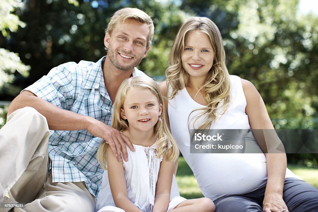 Entspannen Sie sich in der Sonne - Lizenzfrei Beide Elternteile Stock-Foto