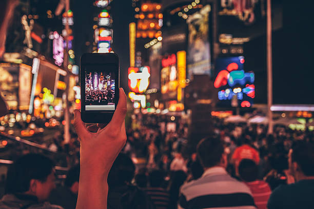 istock Photographing Times Square 475374771