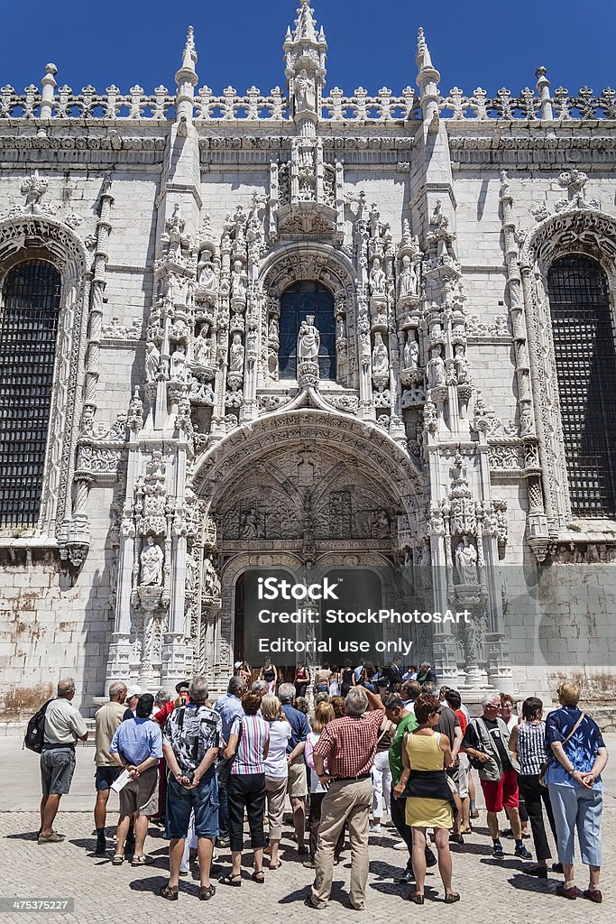 PORTA SUL DO Mosteiro Jeronimos, Lisboa - Royalty-free Monumento Foto de stock