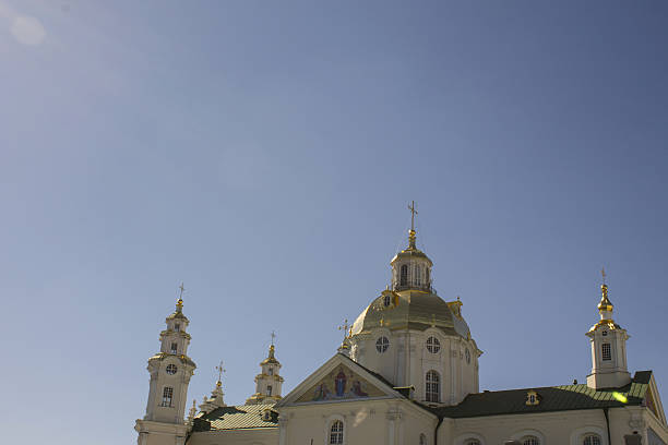 istock Church and gazebo for Saints 475375434