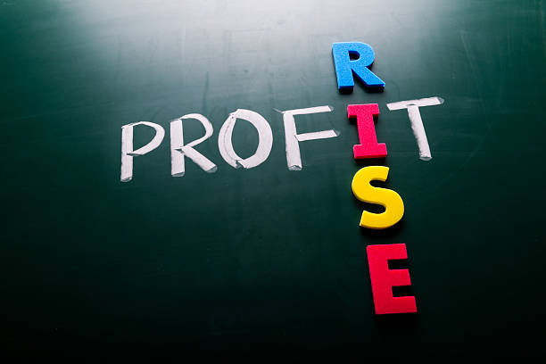 istock Profit rise business concept 475381744