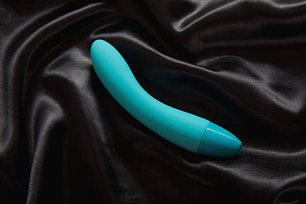 Cтоковое фото Секс-игрушка Вибратор на черный