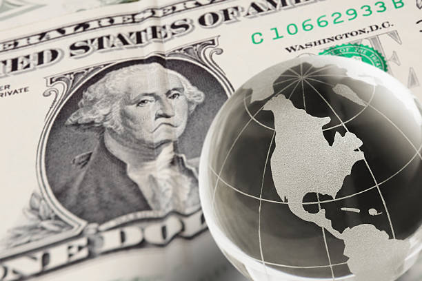 istock Washington unhappy face with Global business 475385223
