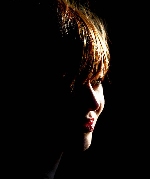 istock Woman face silhouette 475386407