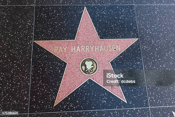 Hollywood Walk Of Fame Star Ray Harryhausen Stock Photo - Download Image Now - Achievement, Actor, Arts Culture and Entertainment