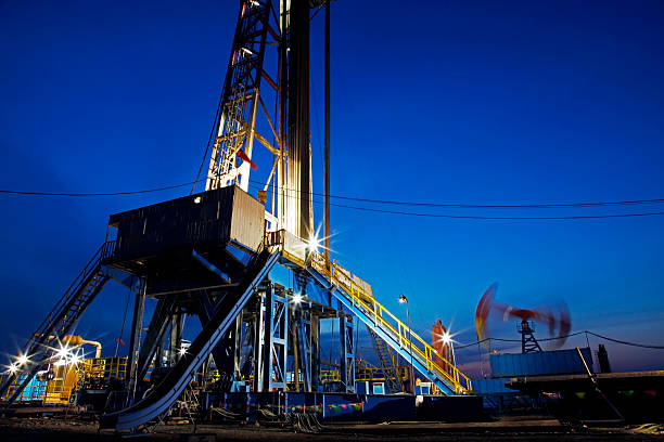 istock Oilfield derrick 475387286