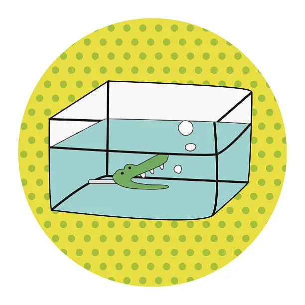 Vector illustration of Pet fish bowl theme elements vector,eps10