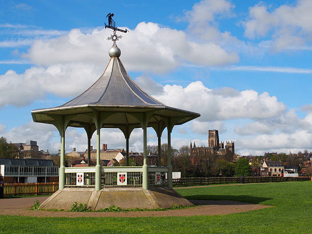 istock Bandstand by the river in Durham, England 475388980