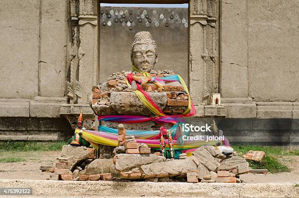 Old Buddha In Ancient Temple Stock Photo - Download Image Now - 2015, Ancient, Architecture